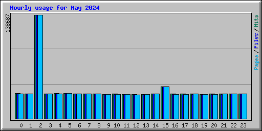 Hourly usage for May 2024